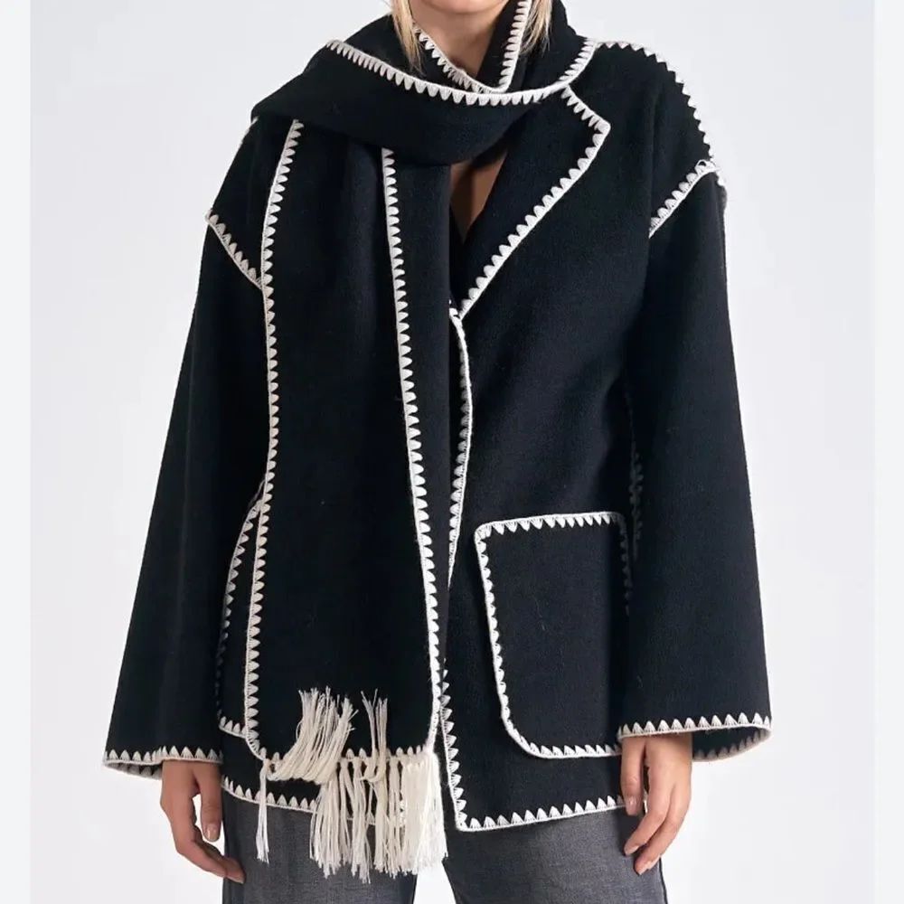 Vici Scarf Jacket size Large